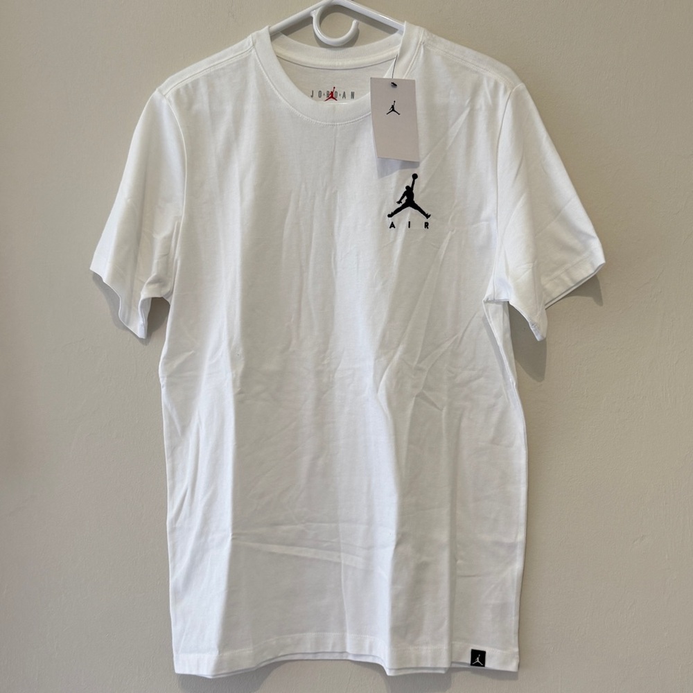 Jordan Jumpman Air Men's Short-Sleeve T-Shirt Size M White AH5296-100 - Picture 2 of 5